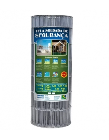 TELA SOLDADA SEGURANCA MORLAN ZN3 1,50X25M (N)