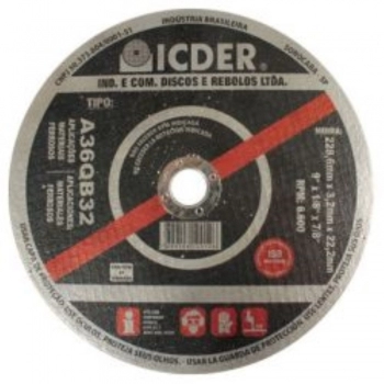 DISCO CORTE FERRO ICDER 10\\\" 3/4 2T
