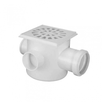 CAIXA SIFONADA KRONA N05 BCA QUAD 100X100X50 REF 904