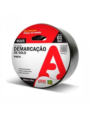 FITA DEMARCACAO SOLO ADERE 50X15 PTO (T)