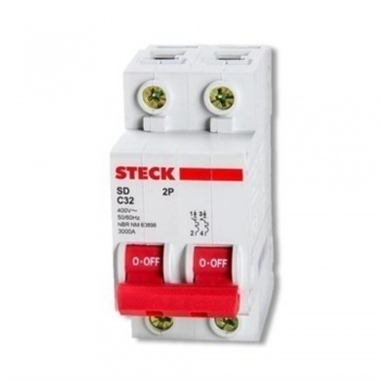 DISJUNTOR STECK (10) DIN BIP 20A C REF SDD62C20