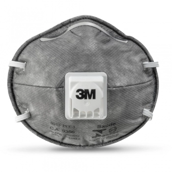 RESPIRADOR 3M 8013 C/VALVULA CARVAO ATIVADO REF HB004116685
