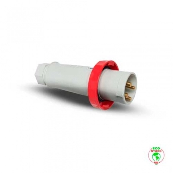 PLUG INDUSTRIAL STECK 3P+T 63A 380V 6H VM 4576 REF N4576
