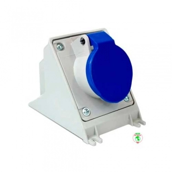 TOMADA INDUSTRIAL STECK SOBR 2P+T 32A 220V 6H AZ REF N3206