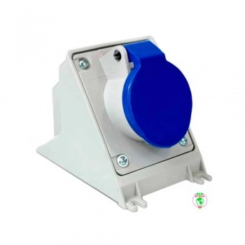 TOMADA INDUSTRIAL STECK SOBR 2P+T 16A 220V 6H AZ REF N3006