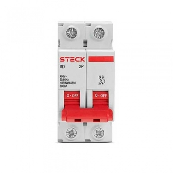 DISJUNTOR STECK (14) DIN BIP 50A C REF SDD62C50