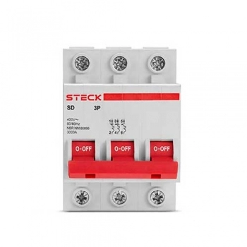 DISJUNTOR STECK (18) DIN TRIP 50A C REF SDD63C50
