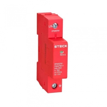 PROTETOR SURTO STECK DPS 65KA 275V REF DPS65275V