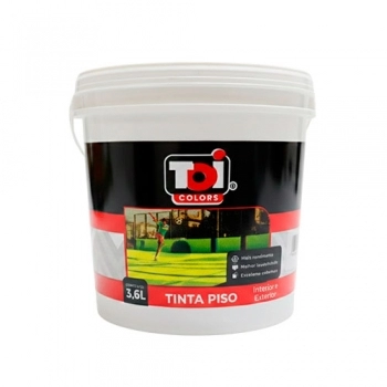 TINTA PISO 1-TOI CINZA 3,6 LT BALDE.