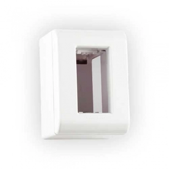 CAIXA TRAMONTINA LIZFLEX BCO SOBREPOR 1 MODULO REF 57303001 (N)