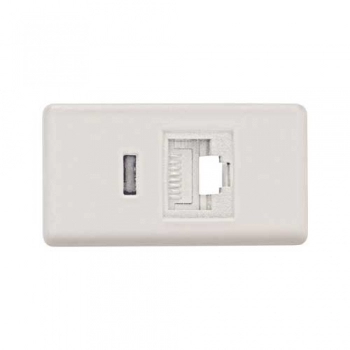 MODULO TRAMONTINA LIZ/LUX2 BCO TOMADA RJ45 REF 57115052 (N)