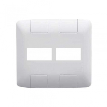 PLACA TRAMONTINA ARIA BCO 2 MODULO 4X4 REF 57203023 (N)