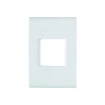 PLACA TRAMONTINA LIZ BCO 2 MODULO 4X2 REF 57106005 (N)