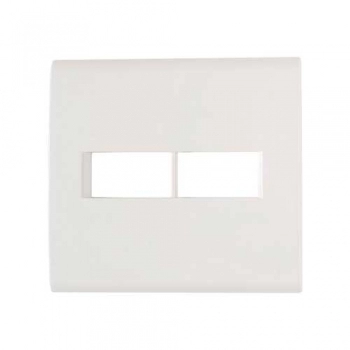 PLACA TRAMONTINA LIZ BCO 2 MODULO 4X4 REF 57106023 (N)