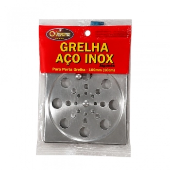 RALO QUADRADO 100 MM ABRE FECHA AÇO INOX (N)