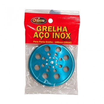 RALO FIXO REDONDA 100 MM AÇO INOX (N)