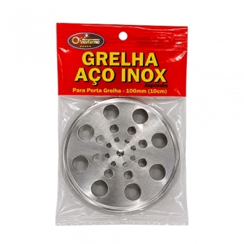 RALO REDONDA 100MM ABRE E FECHA AÇO INOX REF 66.0001 (N)