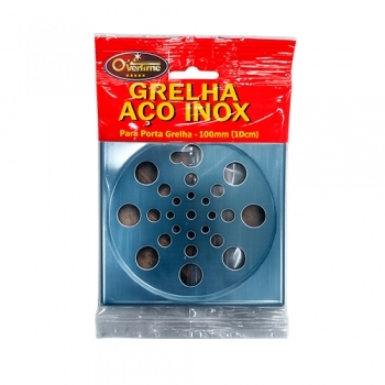 RALO FIXO QUADRADAO 100 AÇO INOX