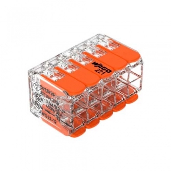 CONECTOR WAGO EMENDA 10P TRANSP 0,14/4MM REF 60567601 (N)