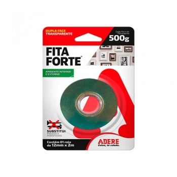 FITA DUPLA FACE ADERE ADERMAX TRANSP 12X02